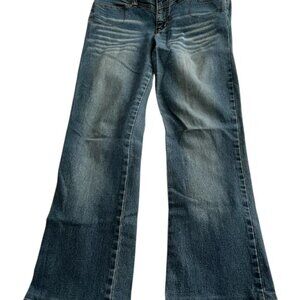 vintage no waistband low rise flare jeans